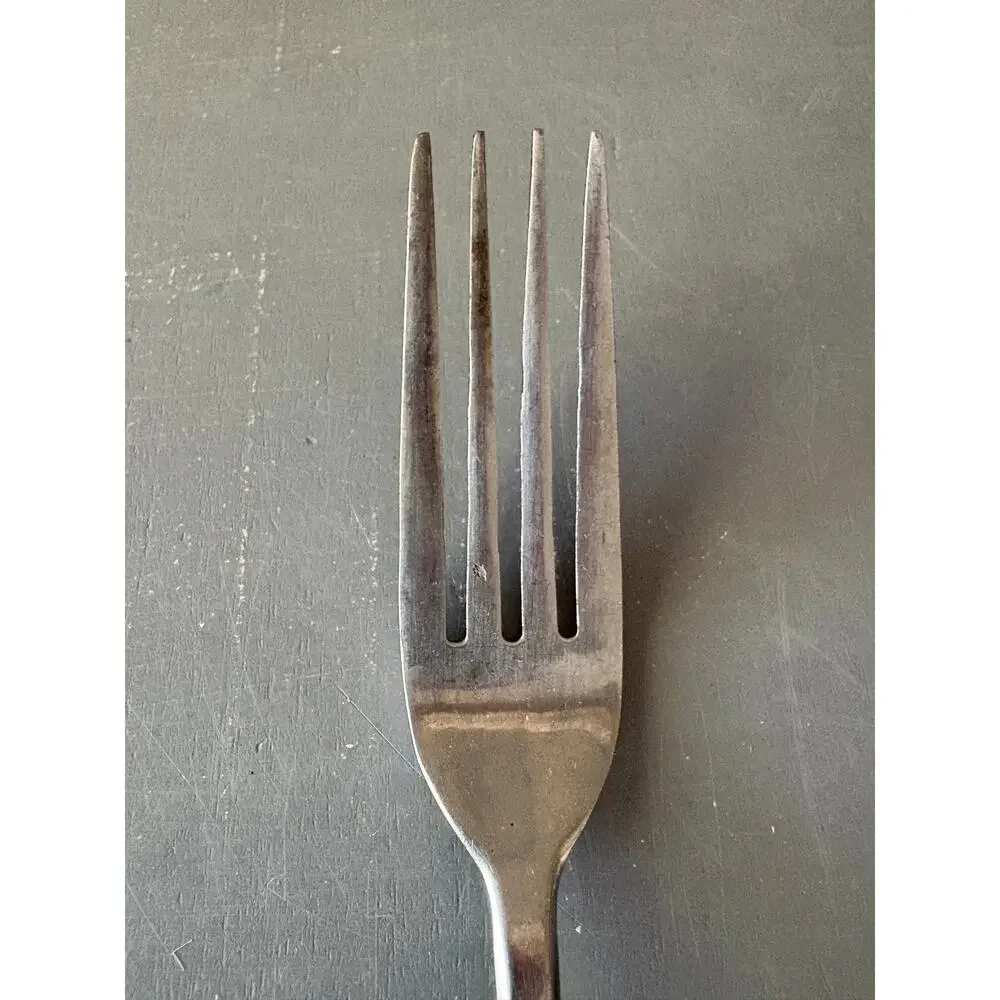 Interpur Korea Stainless Dinner Fork Floral Fleur De Lis Replacement Flatware